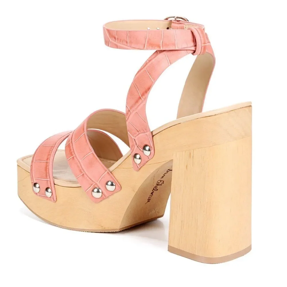 NWT SAM EDELMAN ROSALIND PLATFORM‎ BLOCK HEEL SANDAL